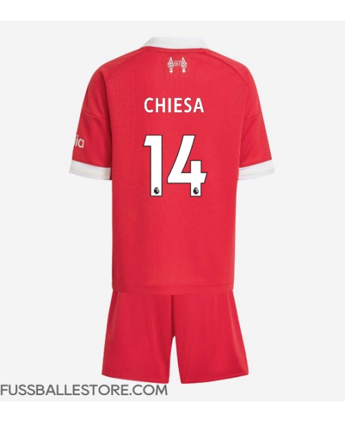 Günstige Liverpool Federico Chiesa #14 Heimtrikotsatz Kinder 2025-26 Kurzarm (+ Kurze Hosen) Günstige Liverpool Federico Chiesa #14 Heimtrikotsatz Kinder 2025-26 Kurzarm (+ Kurze Hosen)